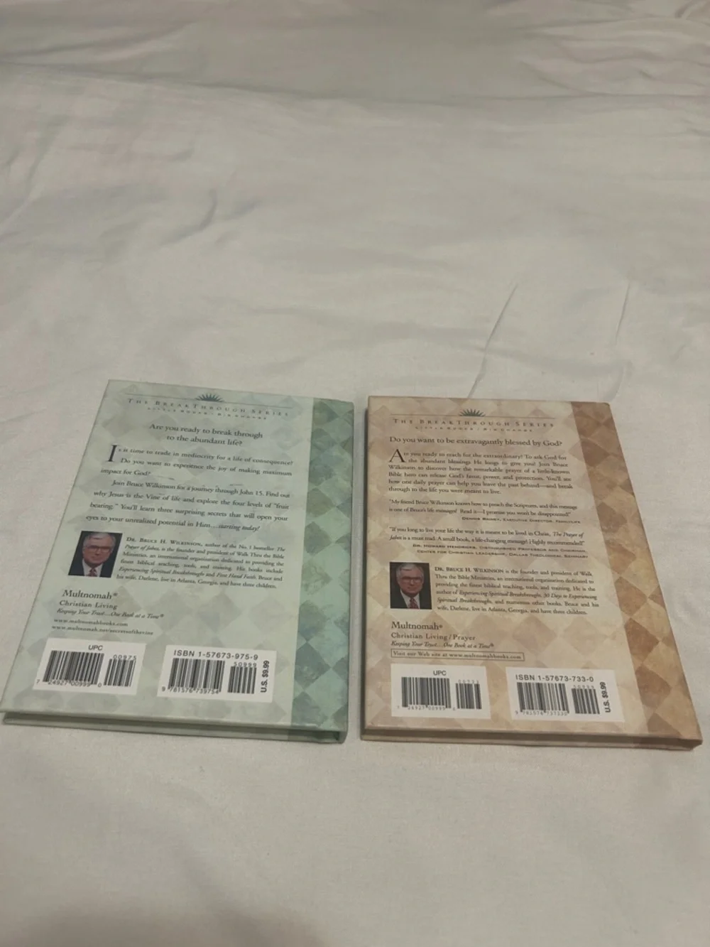 💲5️⃣,7️⃣&🔟Sale Prayer of Jabez, Secrets of Vine book lot Bruce Wilkinson